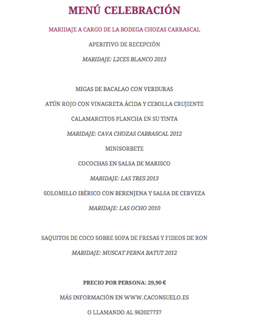 caconsuelo-menu