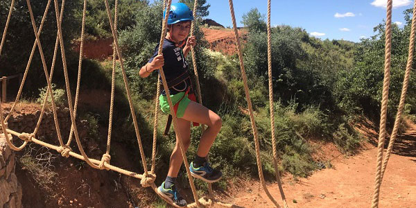 Actividades de aventura. Curso verano 2018 Mas Camarena Valencia